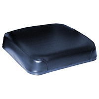 UT5456    Seat Bottom----Black Vinyl---Steel Back